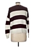 Pink Republic Stripes Burgundy Pullover Sweater Size M - photo 2
