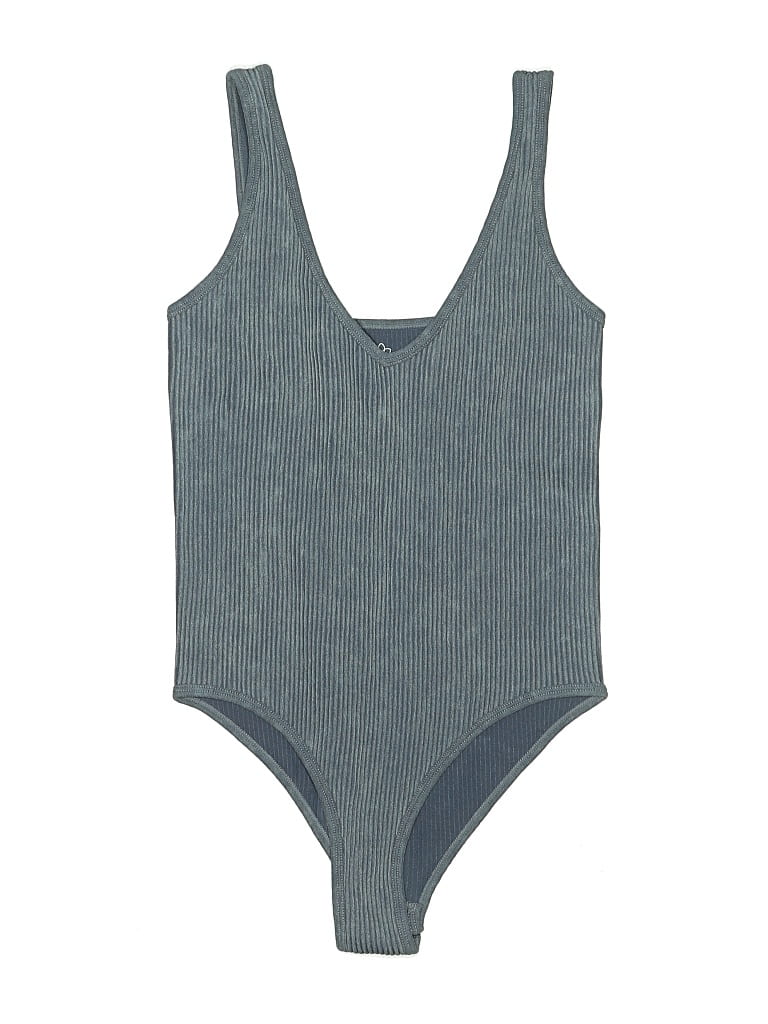 Pre-owned Aura Bodysuit In Gray