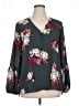 Maurices 100% Polyester Gray 3/4 Sleeve Blouse Size XL - photo 1