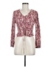 Rewind 100% Rayon Pink Long Sleeve Blouse Size M - photo 1