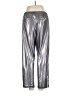 Silence and Noise Metallic Silver Casual Pants Size M - photo 2