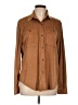 Chaps 100% Polyester Brown Long Sleeve Blouse Size L - photo 1