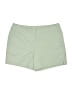 Three Sixty Six 100% Polyester Solid Green Shorts Size 6 - photo 1