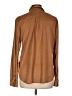 Chaps 100% Polyester Brown Long Sleeve Blouse Size L - photo 2