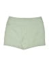 Three Sixty Six 100% Polyester Solid Green Shorts Size 6 - photo 2