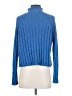 American Eagle Outfitters 100% Polyester Blue Turtleneck Sweater Size S - photo 2