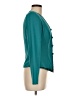 Karen Miller 100% Polyester Teal Blazer Size 7 - 8 - photo 4