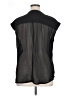 Halogen 100% Polyester Black Short Sleeve Top Size XL - photo 2