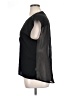 Halogen 100% Polyester Black Short Sleeve Top Size XL - photo 5