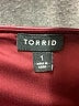 Torrid Burgundy Sleeveless Blouse Size 1X Plus (1) - photo 7