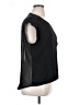 Halogen 100% Polyester Black Short Sleeve Top Size XL - photo 4