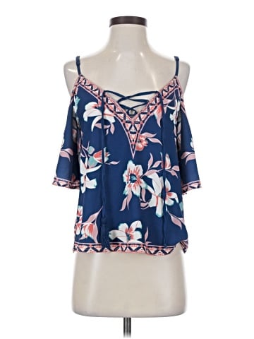 Flying Tomato 3/4 Sleeve Blouse (view 1)