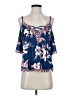 Flying Tomato Blue 3/4 Sleeve Blouse Size XS - photo 1