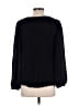 Parker 100% Silk Black Long Sleeve Silk Top Size XS - photo 2