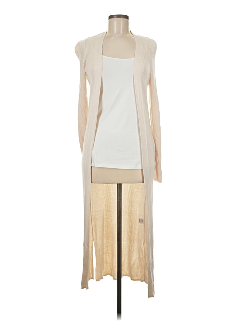 Pre-owned Jessica Simpson Cardigan Sweater In White