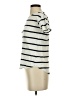 Madewell Stripes Ivory Short Sleeve Turtleneck Size XXS - photo 5