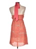 Tulle 100% Polyamide Orange Cocktail Dress Size L - photo 2