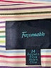 Faconnable 100% Cotton Stripes White Long Sleeve Button-Down Shirt Size 14 - photo 7