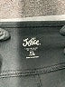 Justice 100% Polyester Solid Black Casual Pants Size 16 - 18 - photo 3