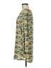 Everly 100% Rayon Print Green Casual Dress Size M - photo 5
