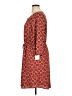 Dana Buchman 100% Polyester Print Red Casual Dress Size XL - photo 5