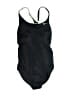 Nike Graphic Black One Piece Swimsuit Size S - photo 1