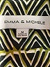 Emma & Michele Chevron-herringbone Yellow Jumpsuit Size M - photo 4