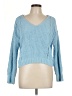Almost Famous 100% Polyester Blue Pullover Sweater Size L - photo 1