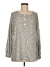 White Birch 100% Polyester Gray Pullover Sweater Size M - photo 1