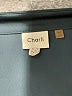 Charlie 100% Polyester Solid Black Blue Formal Skirt Size 10 - photo 3