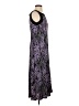 Perceptions Graphic Purple Casual Dress Size S - photo 4