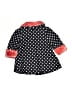 Penelope Mack 100% Polyester Polka Dots Blue Coat 9-12 MO / 12 MO - photo 2