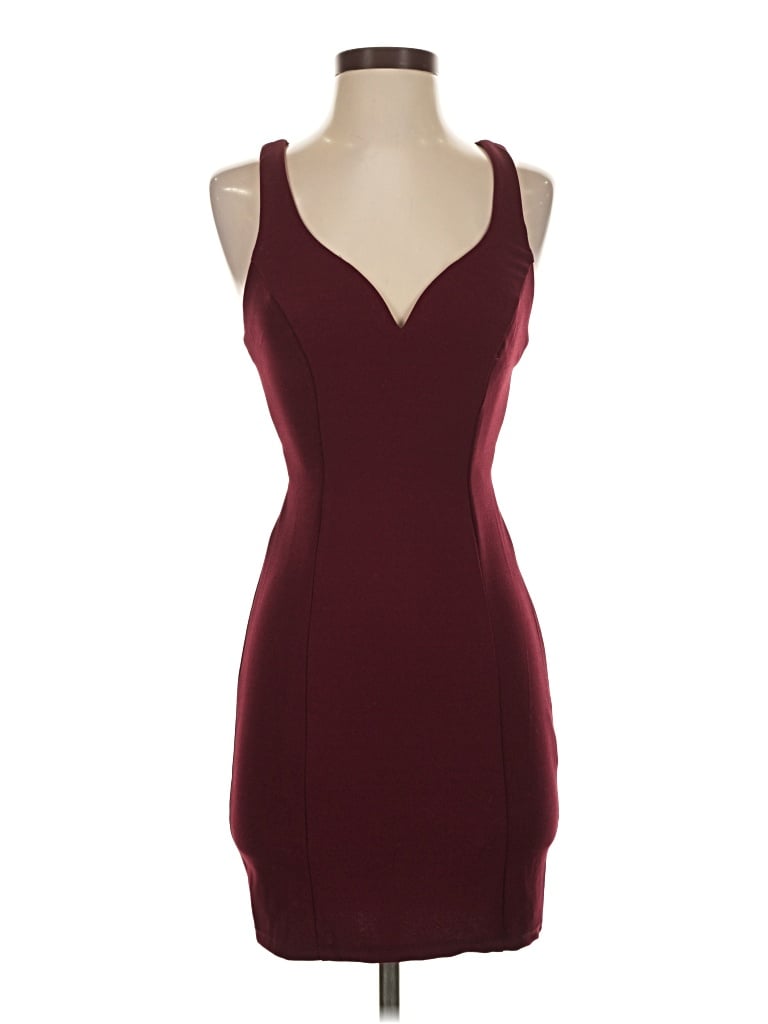 Pre-owned B Darlin Cocktail Dress In Burgundy