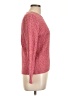 Kim Rogers 100% Cotton Tweed Pink Pullover Sweater Size L (petite) - photo 4