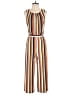 Potter's Pot Stripes Brown Jumpsuit Size S - photo 1