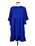 Assorted Brands Solid Blue Casual Dress Size M - photo 1