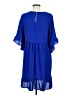Assorted Brands Solid Blue Casual Dress Size M - photo 2