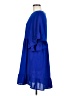 Assorted Brands Solid Blue Casual Dress Size M - photo 5