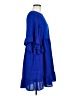Assorted Brands Solid Blue Casual Dress Size M - photo 4