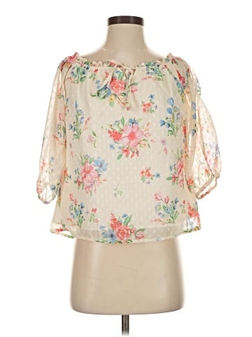 SundayUp 3/4 Sleeve Blouse (view 1)