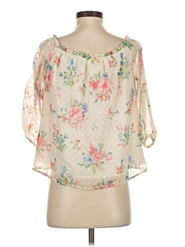 SundayUp 3/4 Sleeve Blouse (view 2)