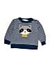 Chick Pea Stripes Blue Pullover Sweater Size 6-9 mo - photo 1