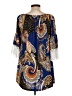 Win Win Blue 3/4 Sleeve Blouse Size Lg-XL - photo 2