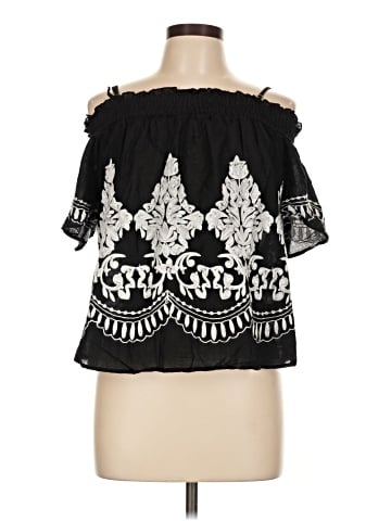 Blue Rain 3/4 Sleeve Blouse (view 1)