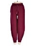 WSLY Solid Burgundy Track Pants Size XS - photo 1