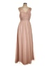 Wtoo 100% Polyester Tan Cocktail Dress Size 10 - photo 1