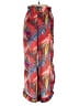 Red Carter 100% Polyester Tropical Red Casual Pants Size XS - photo 1