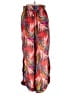 Red Carter 100% Polyester Tropical Red Casual Pants Size XS - photo 2