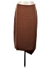 XOXO Solid Brown Casual Skirt Size P (petite) - photo 1