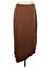 XOXO Solid Brown Casual Skirt Size P (petite) - photo 2